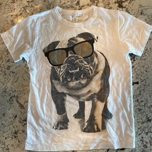 Crewcuts bulldog tee size 6/7